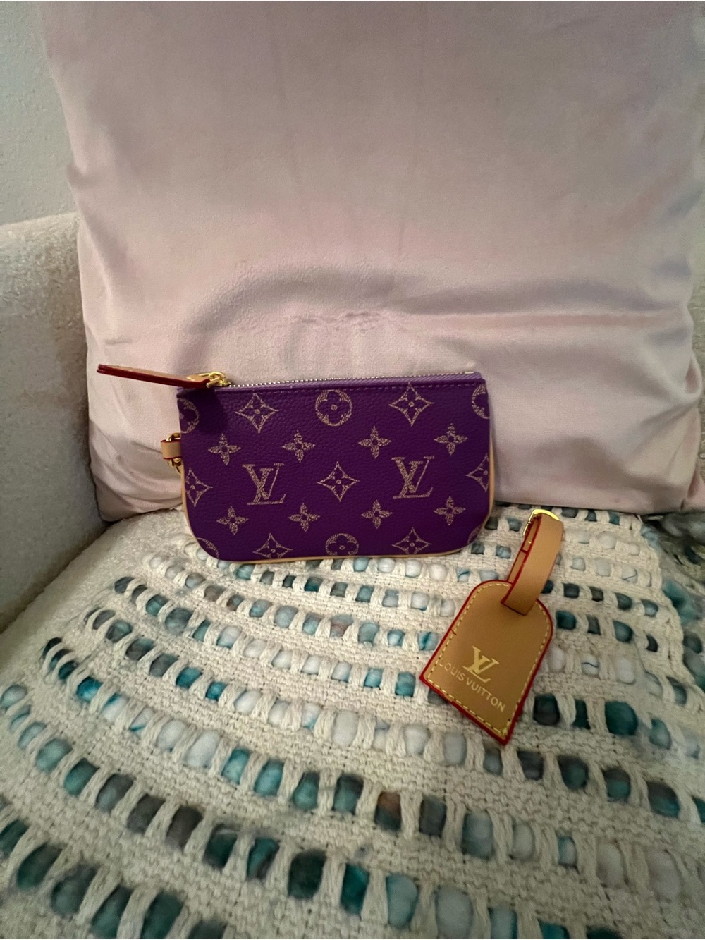 INSPIRED Purple Monogram Bandoulière Crossbody with Pouch - Picture 5 of 14